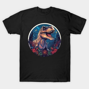 T rex in Ornament, Love Dinosaurs T-Shirt